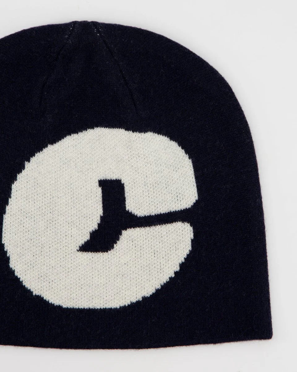 C' Navy Beanie - Image 3
