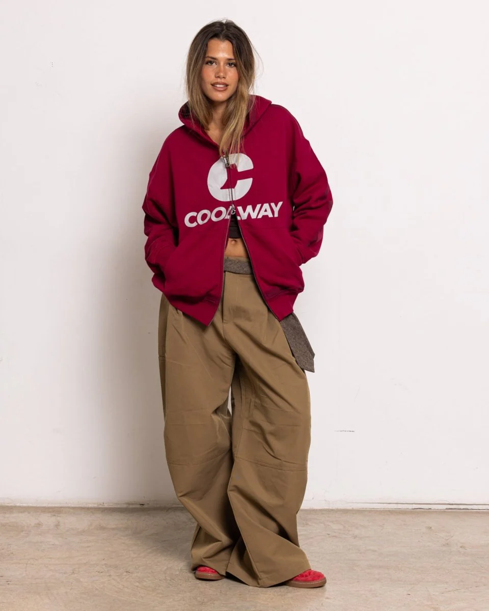 Break Wine Zipper Hoodie - Image 6