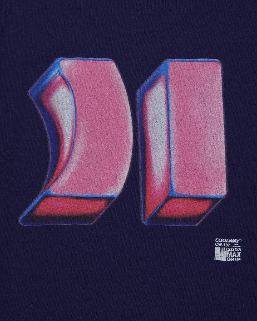 Dual Navy T-Shirt - Image 6