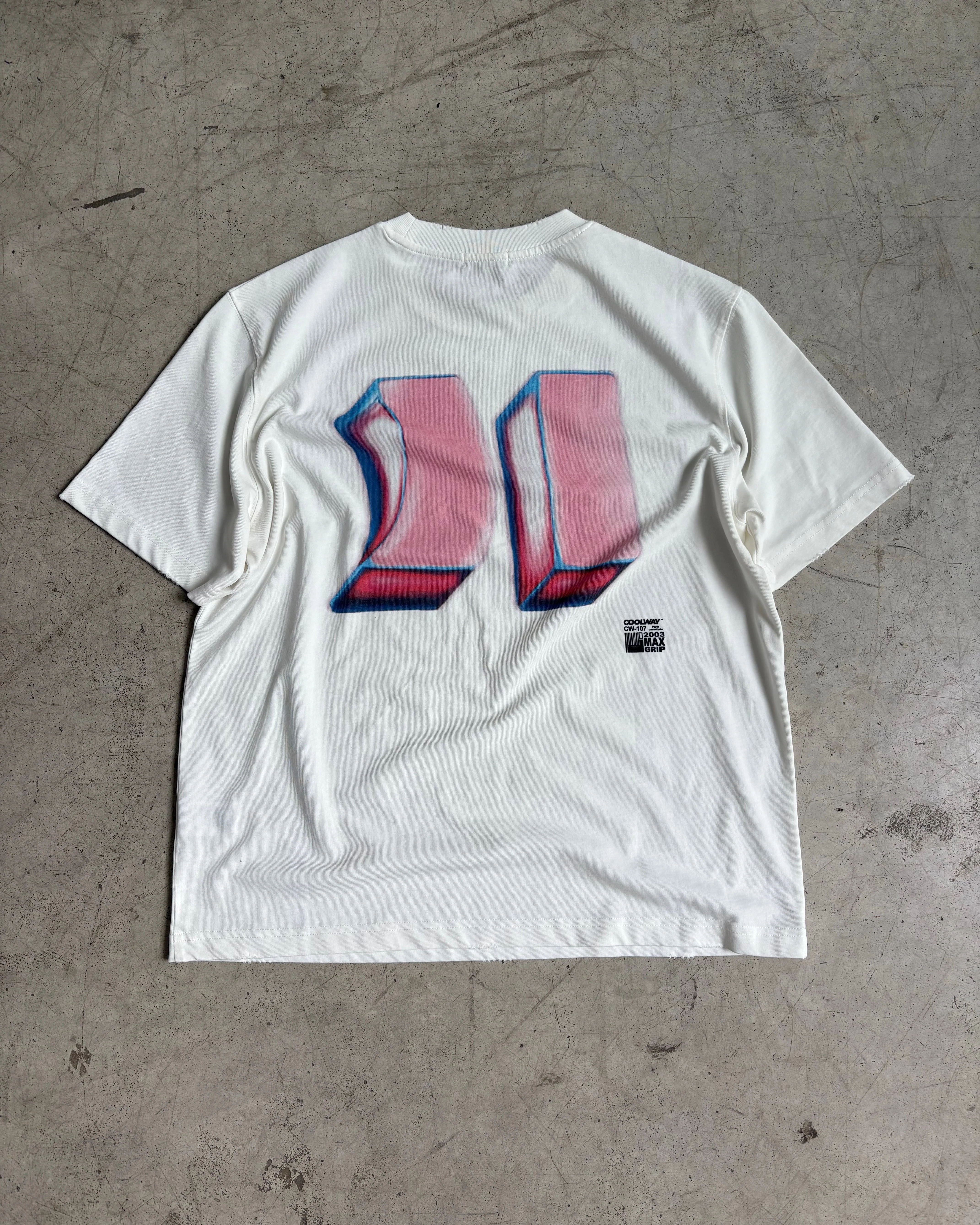 Dual White T-Shirt - Image 2