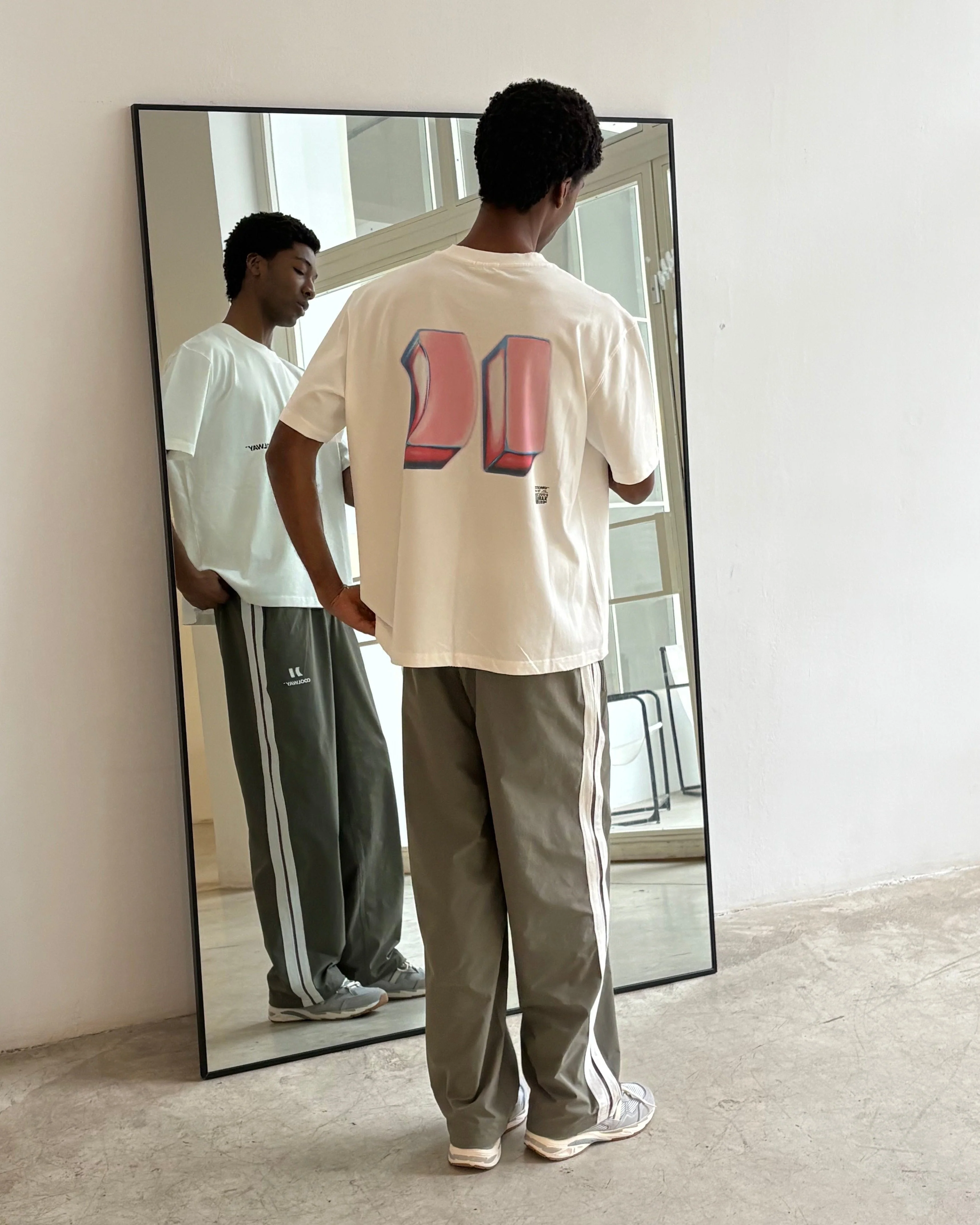 Dual White T-Shirt - Image 4