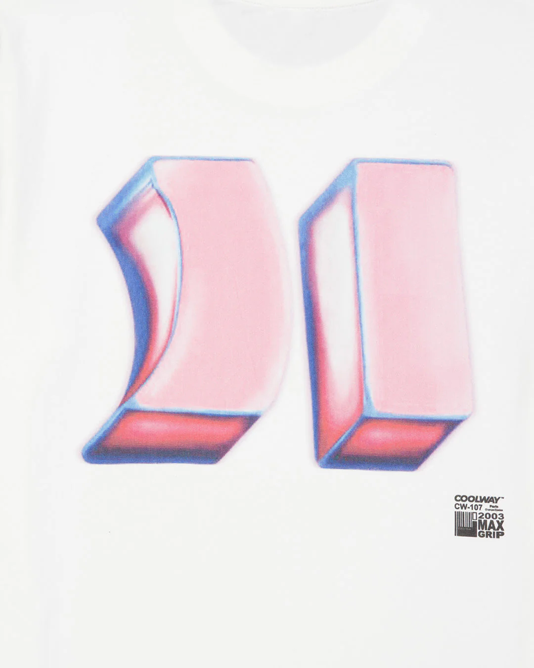 Dual White T-Shirt - Image 8