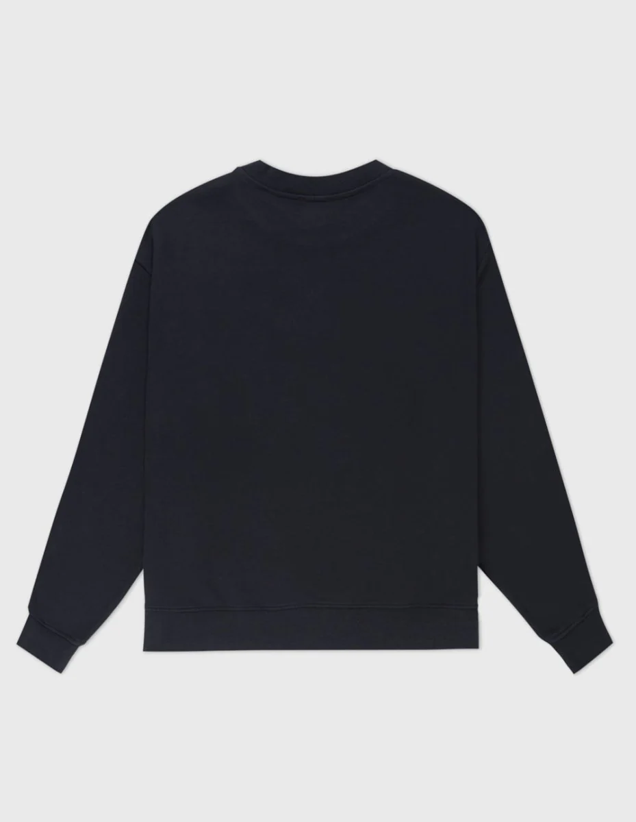 Embossed Black Crewneck - Image 6