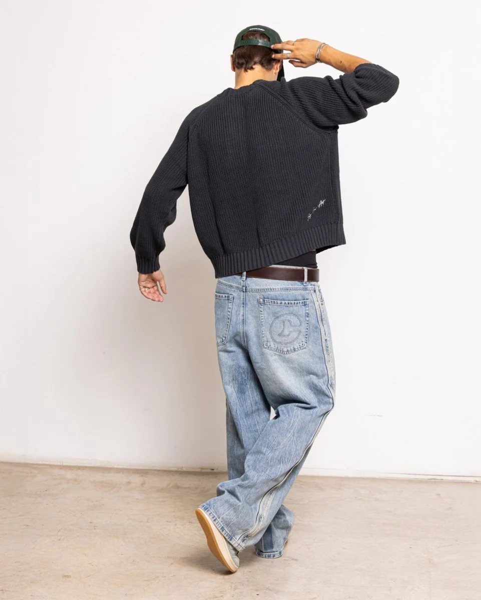 Black Knit Sweater - Image 3