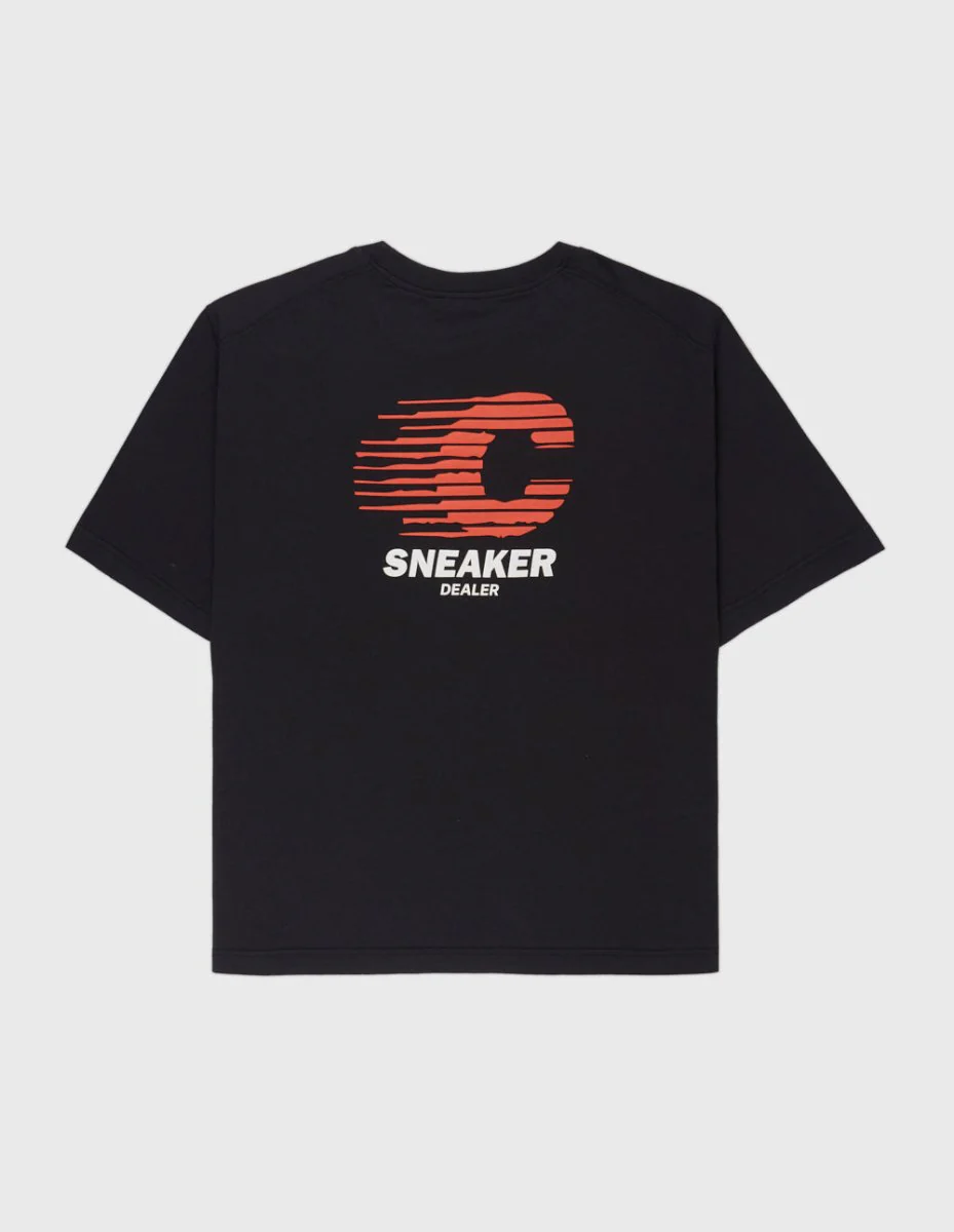 Racer Black T-Shirt - Image 3