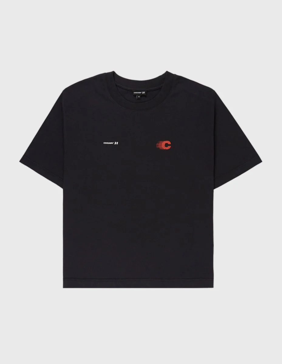 Racer Black T-Shirt - Image 4