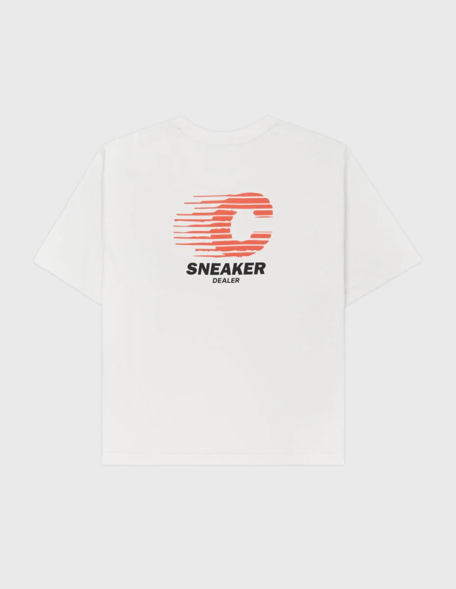Racer White T-Shirt - Image 3