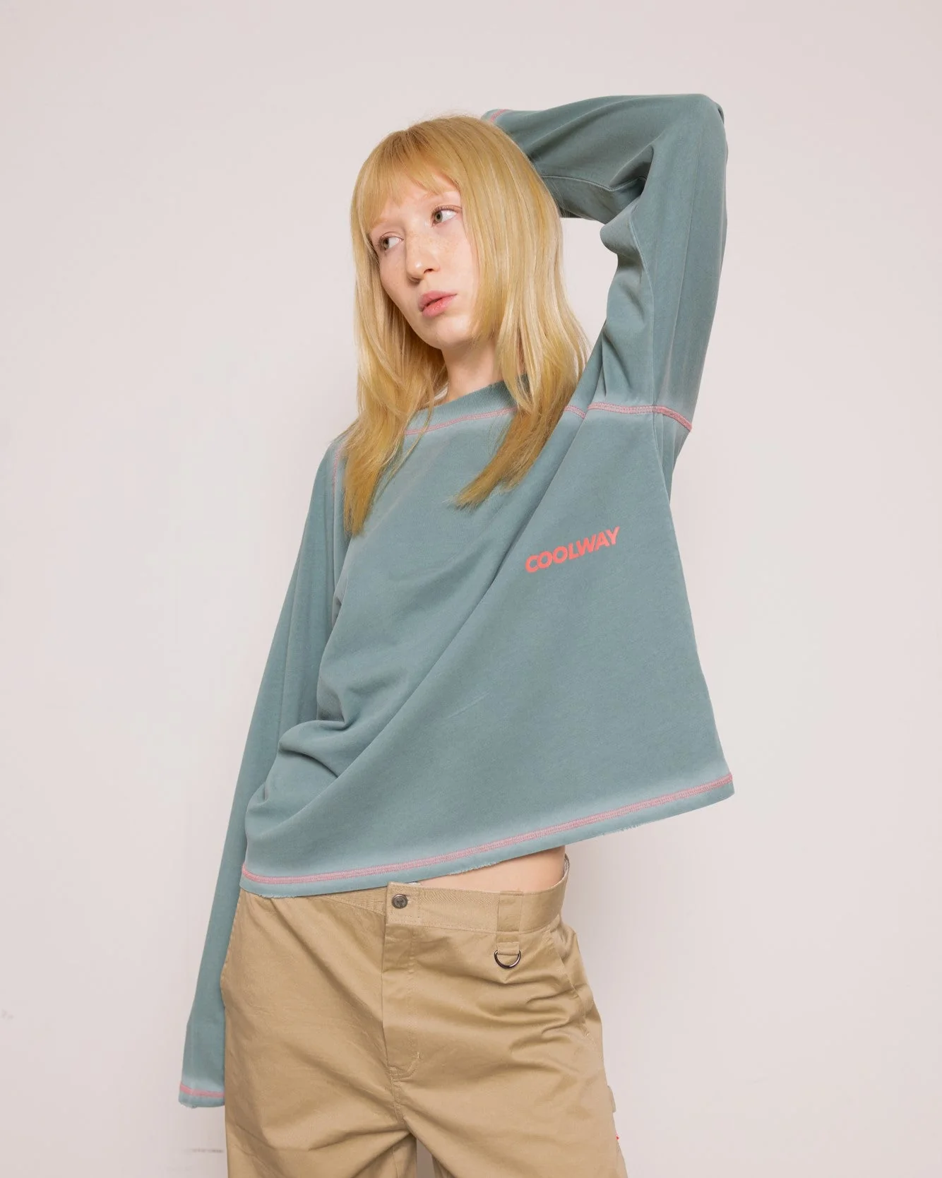 Split Aqua Long Sleeve - Image 2