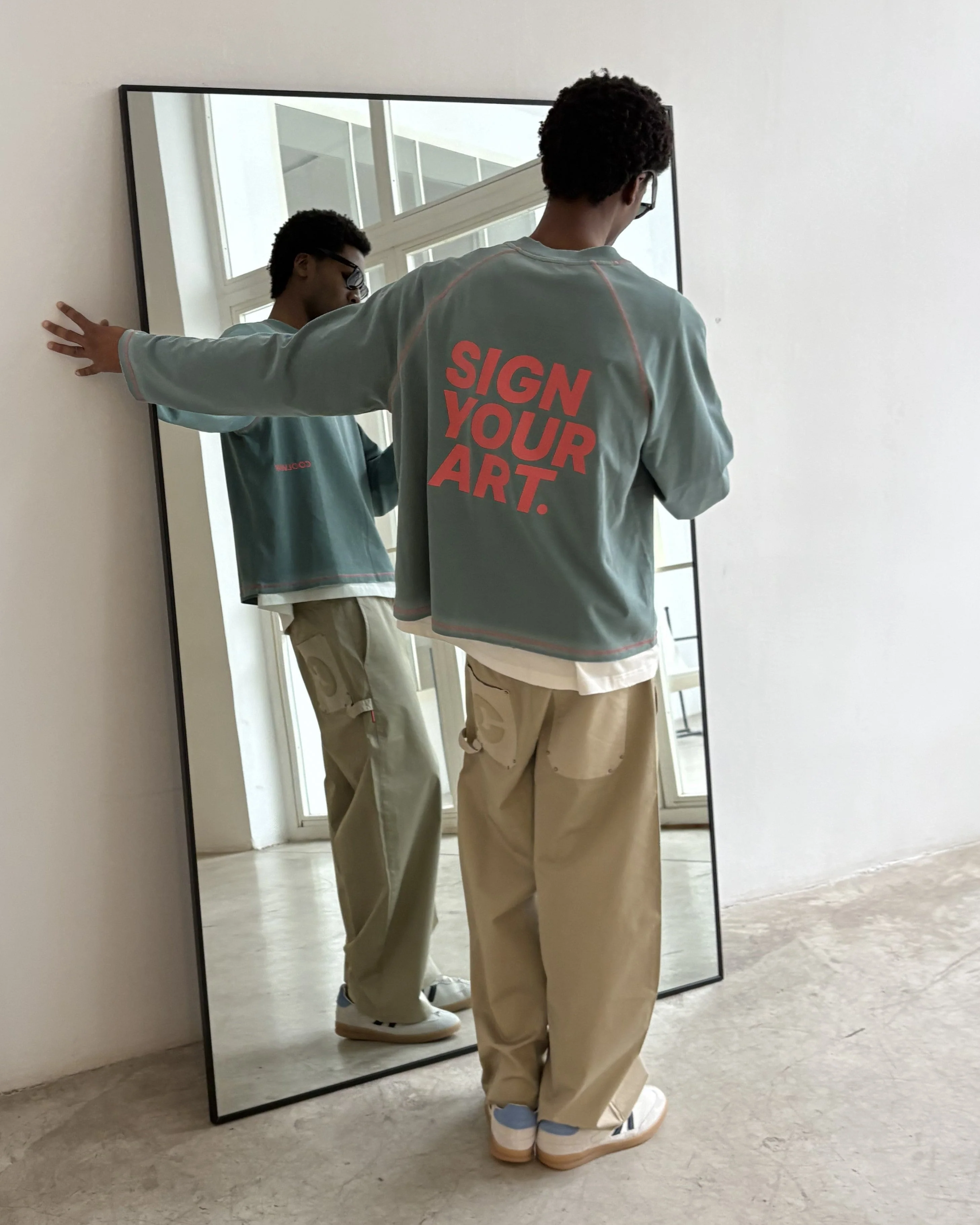 Split Aqua Long Sleeve - Image 3