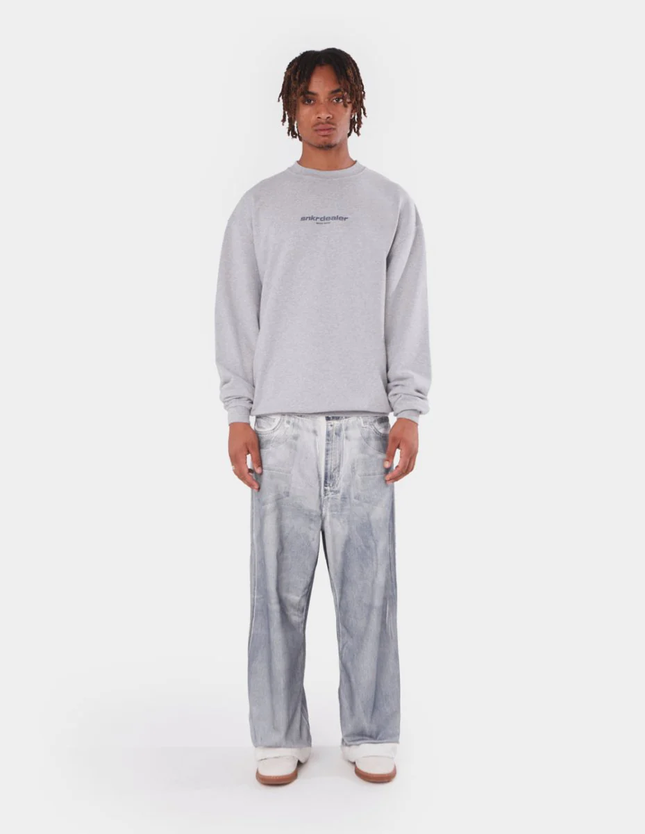 Straight Grey Crewneck - Image 3