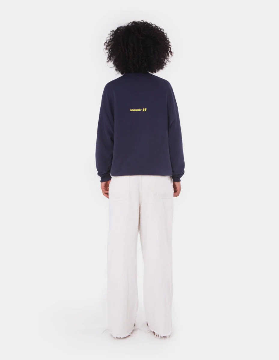 Straight Navy Crewnceck - Image 4