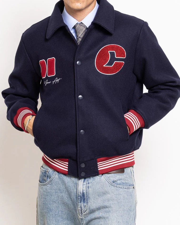 Dark Navy Varsity - Image 4