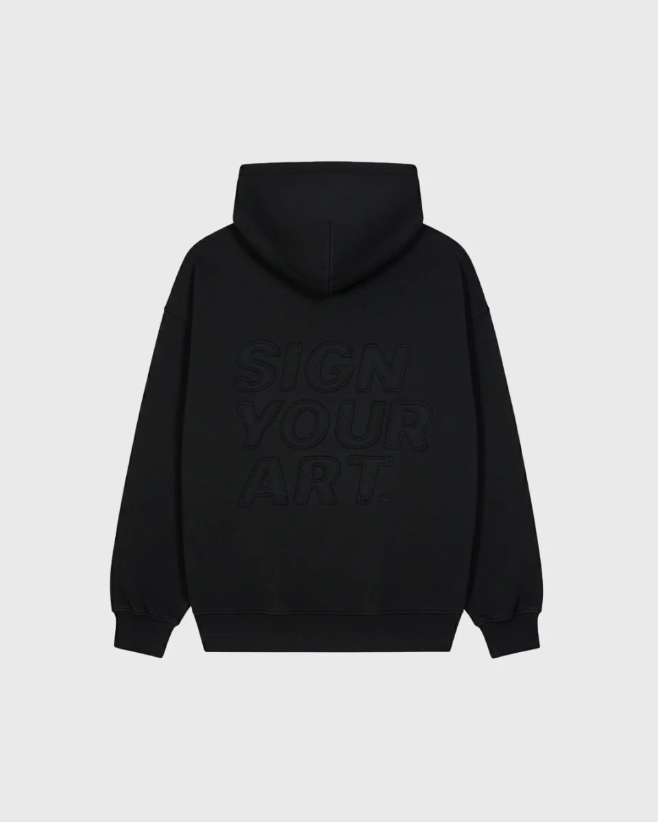 Washed Black Hoodie - Image 8