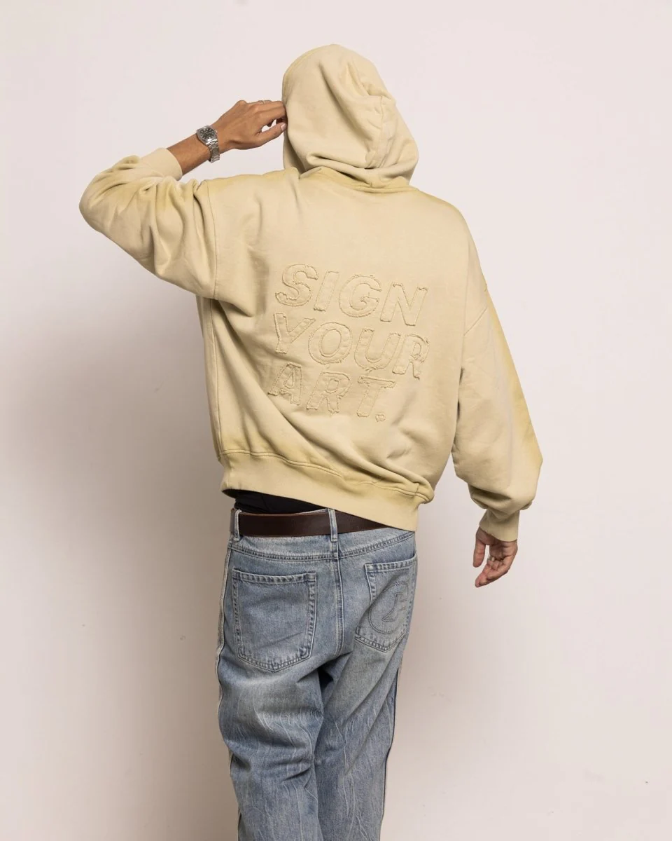 Washed Green Hoodie - Image 2