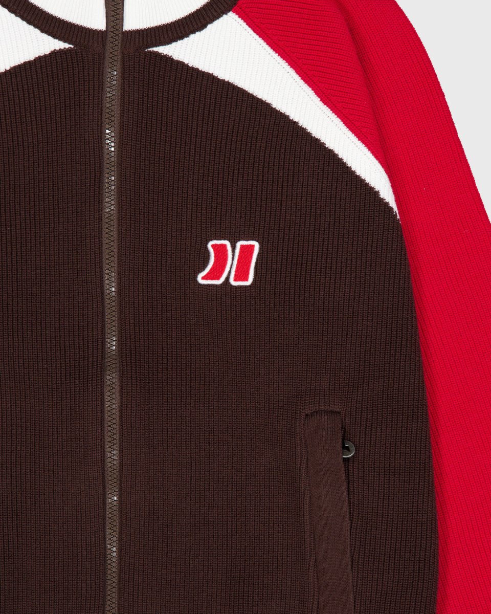 Brown Knit Zipper - Image 6