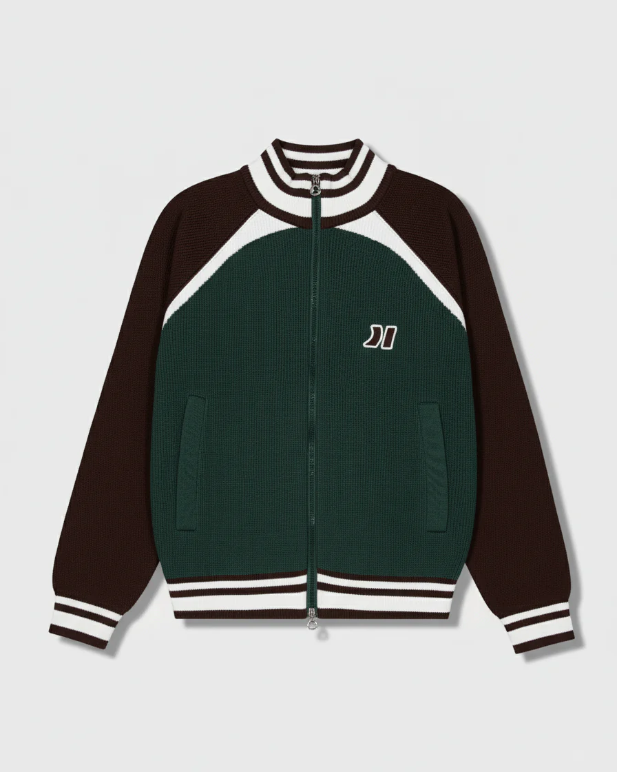 Basil Green Knit Zipper - Image 5